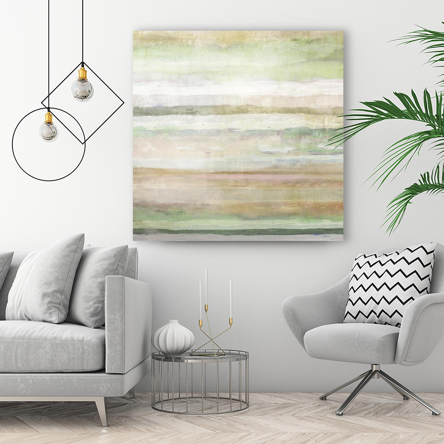 Splash of Summer II by Ruth Palmer on GIANT ART - green abstract