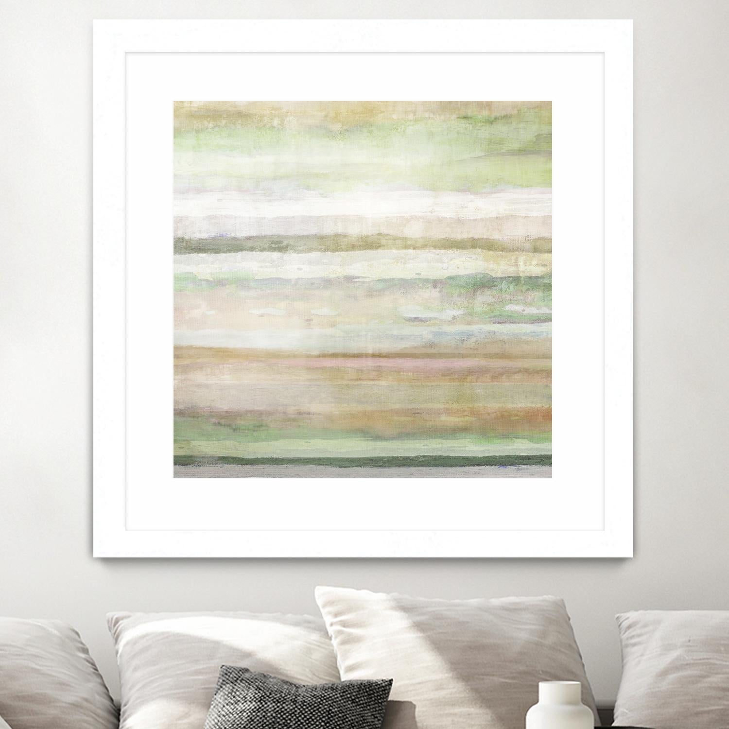 Splash of Summer II by Ruth Palmer on GIANT ART - green abstract