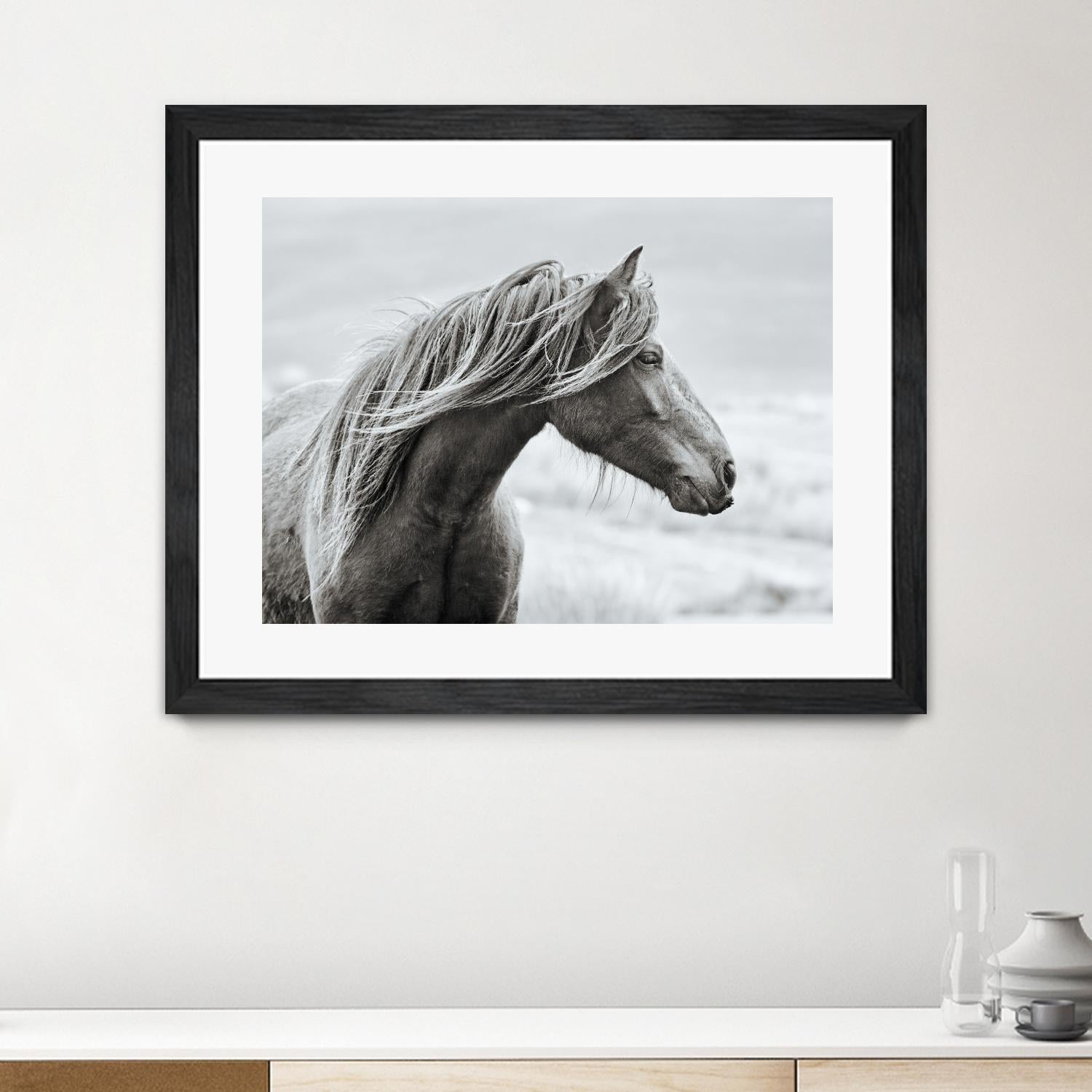 The Fell by Esther Marie on GIANT ART - white animals horse