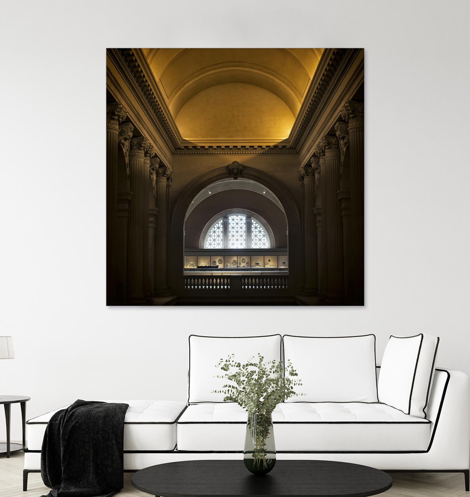 Museum I by Robert Schenck on GIANT ART - brown architectural