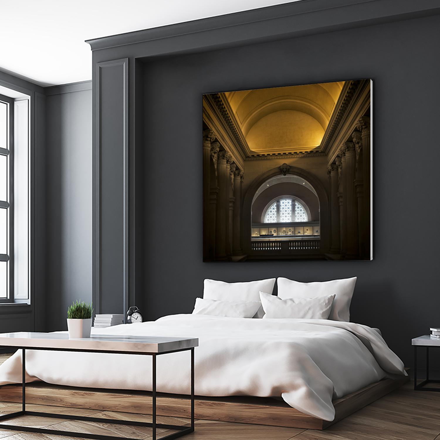 Museum I by Robert Schenck on GIANT ART - brown architectural