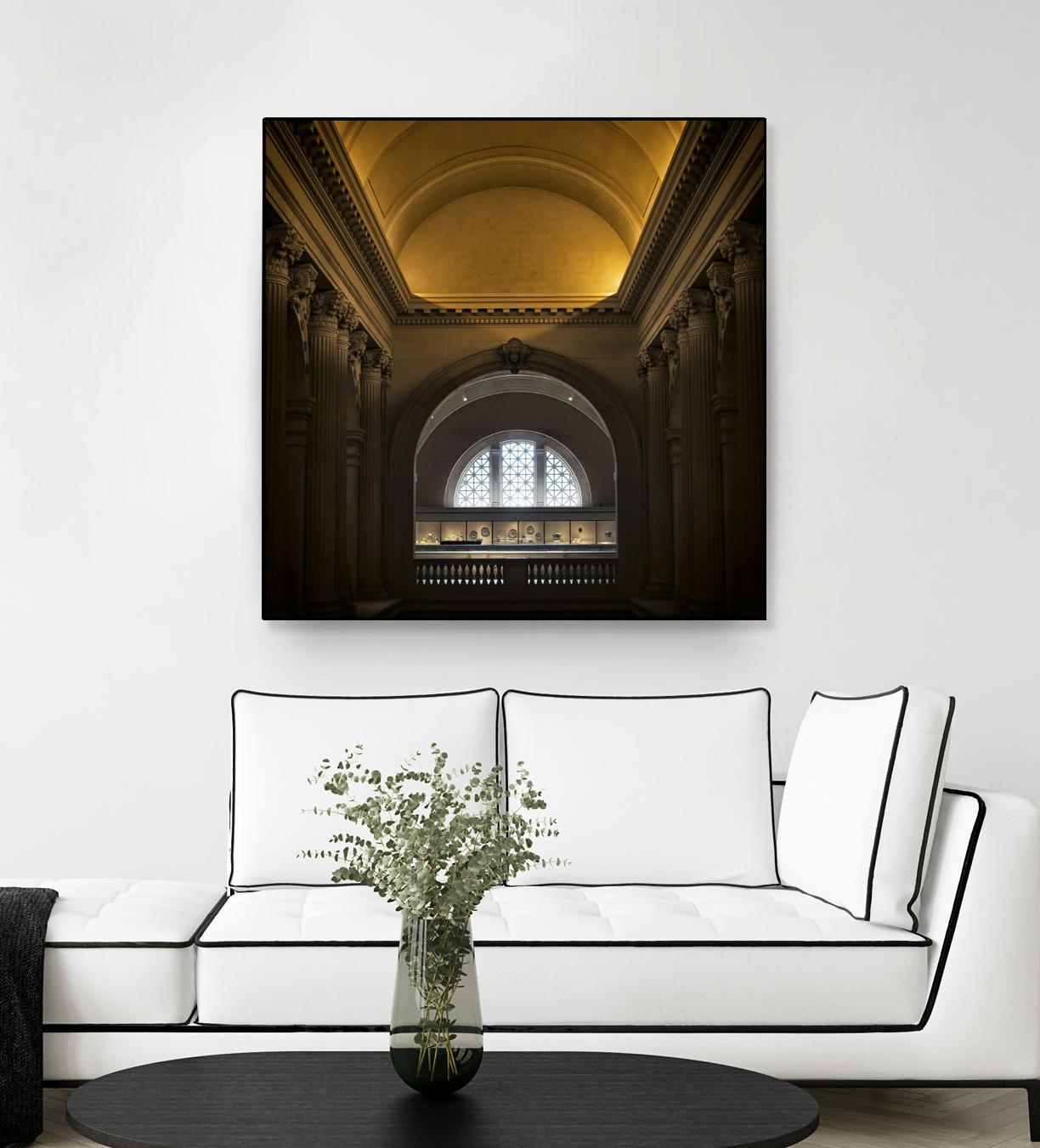 Museum I by Robert Schenck on GIANT ART - brown architectural