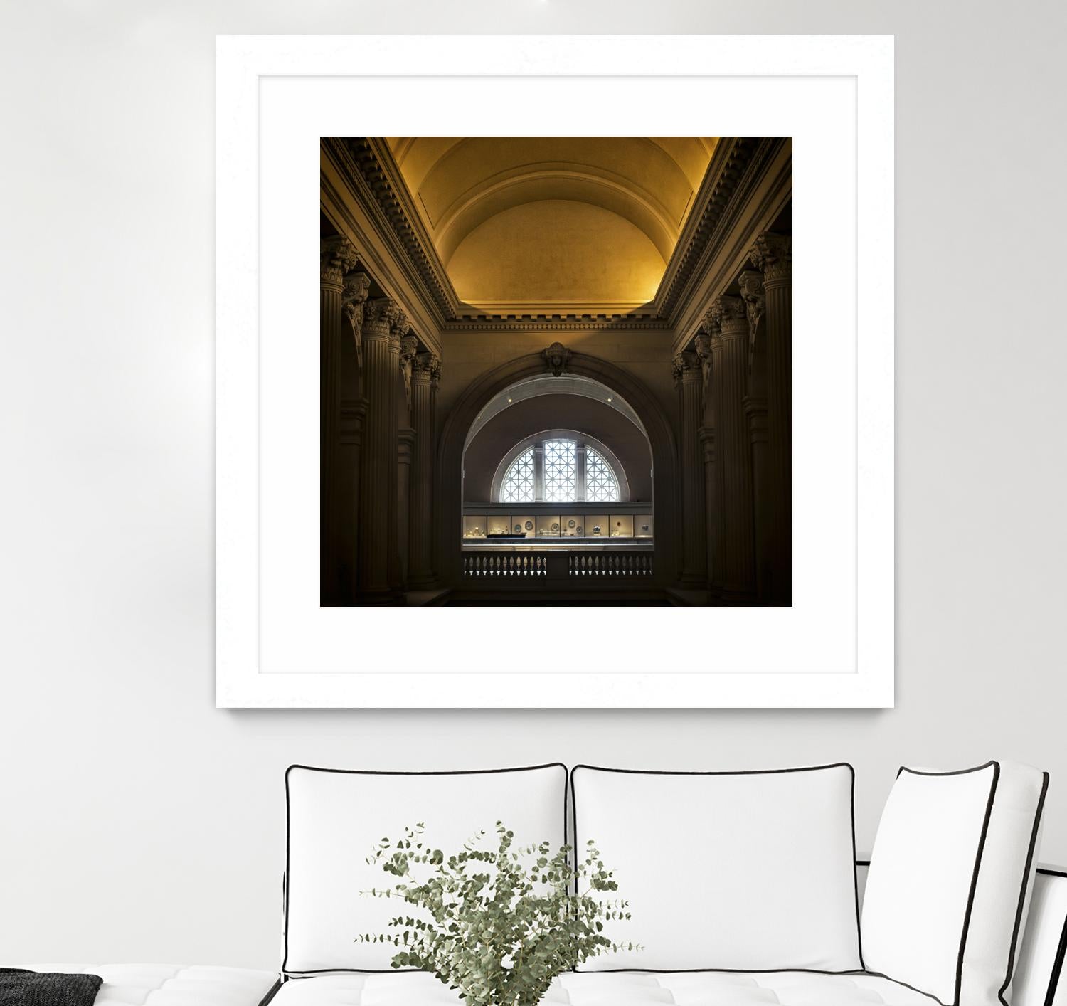 Museum I by Robert Schenck on GIANT ART - brown architectural