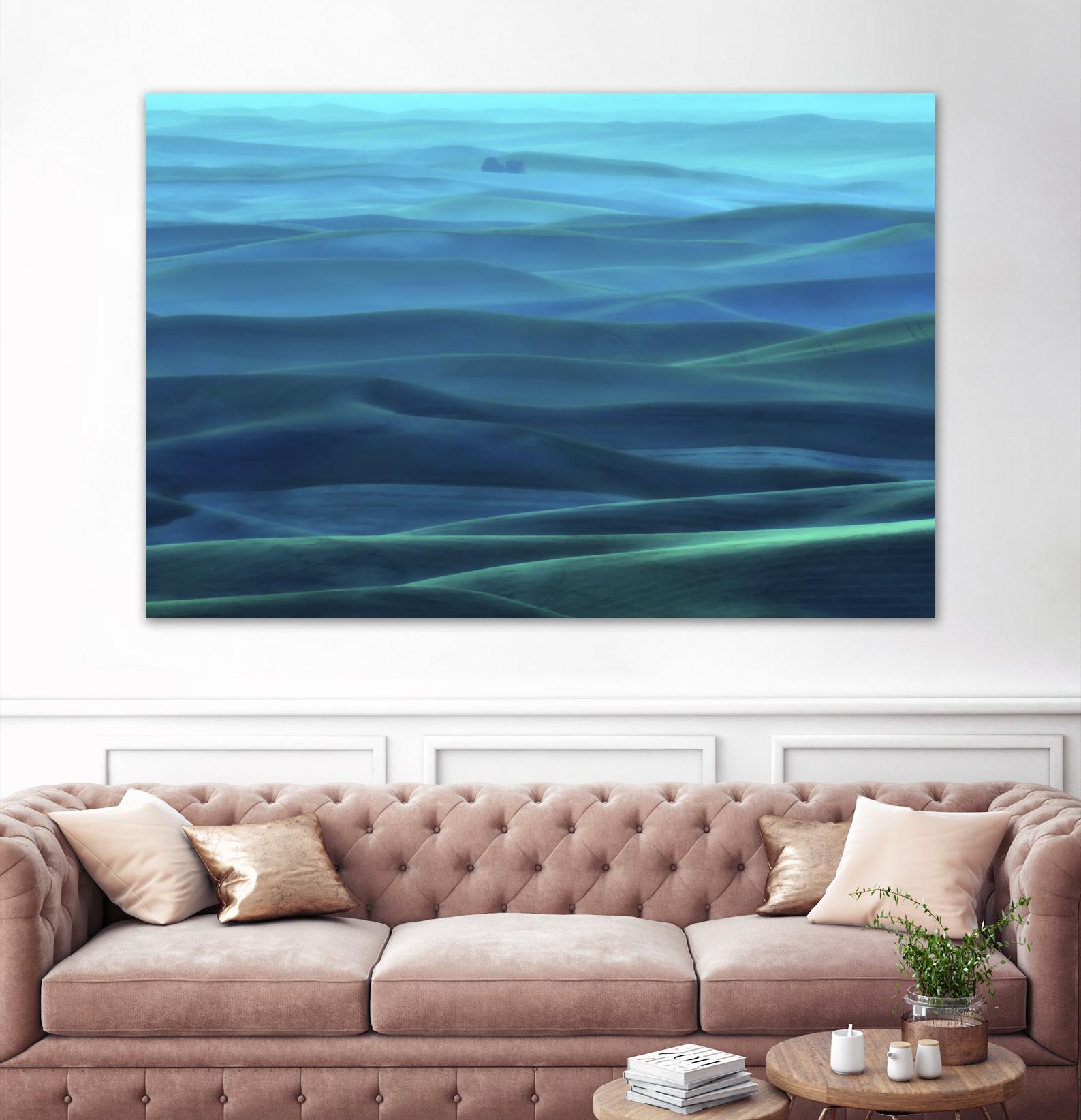 Evening Rhapsody by Don Schwartz on GIANT ART - blue photo art