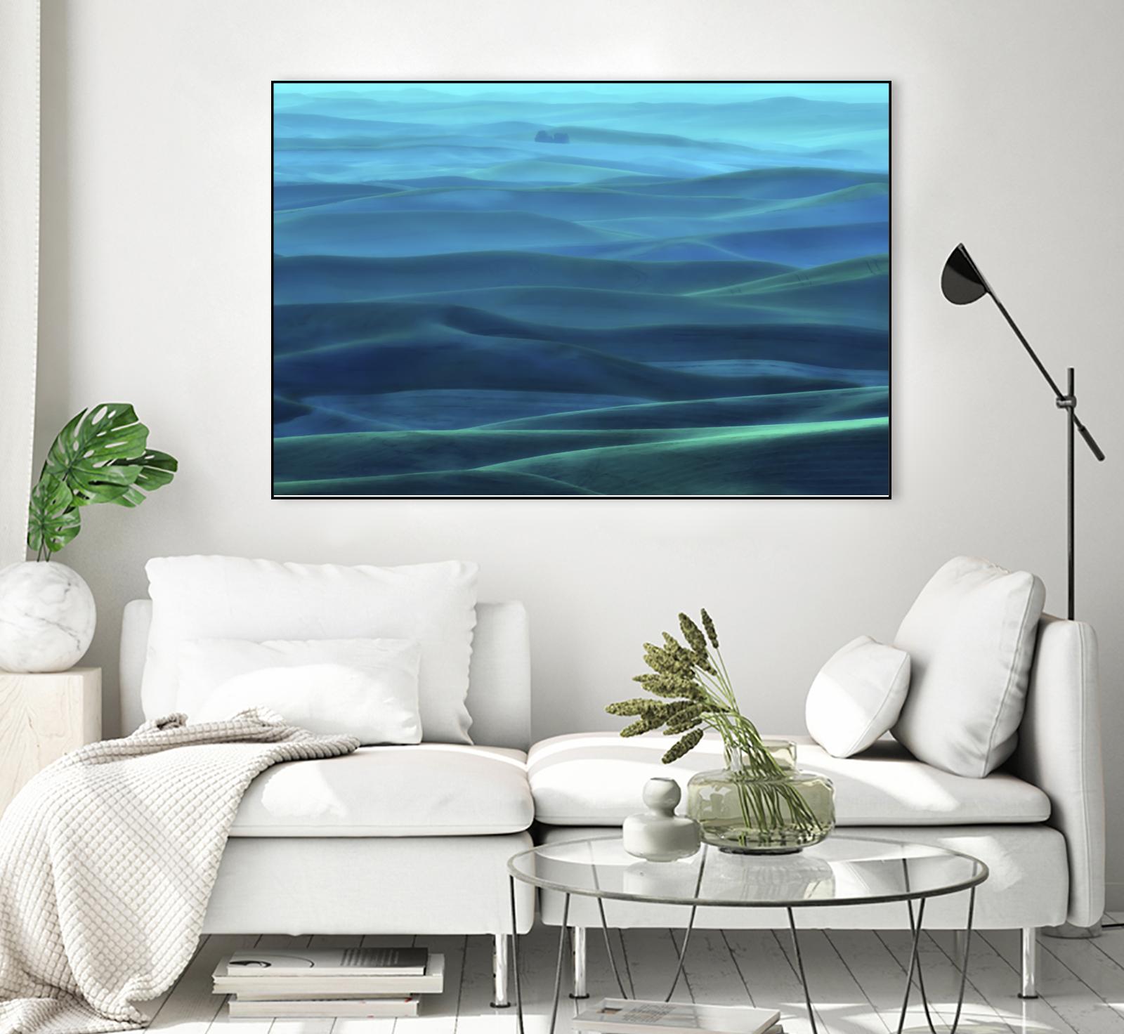 Evening Rhapsody by Don Schwartz on GIANT ART - blue photo art