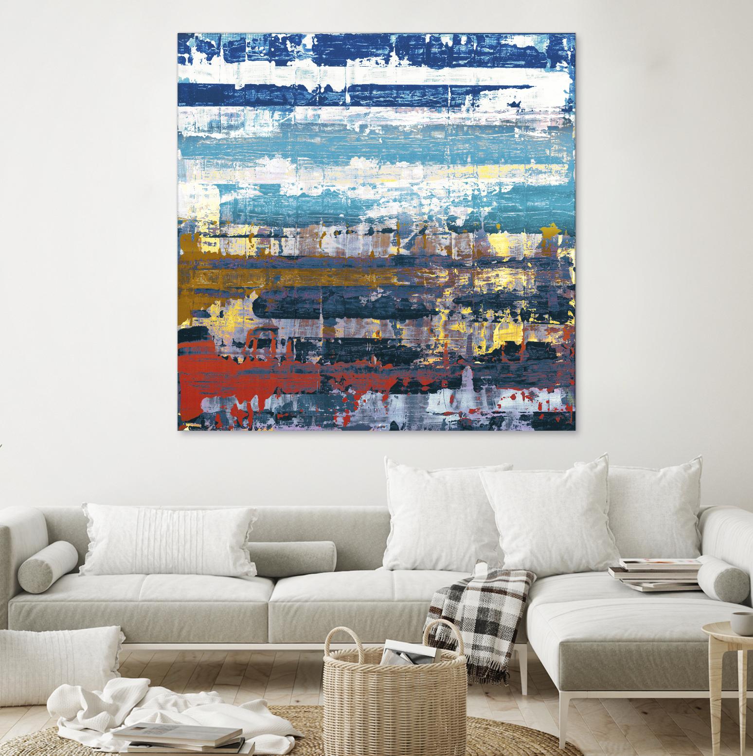 Hold of Time by Edward Selkirk on GIANT ART - red abstract