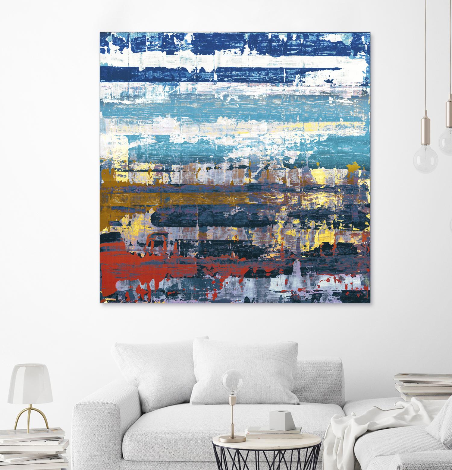 Hold of Time by Edward Selkirk on GIANT ART - red abstract