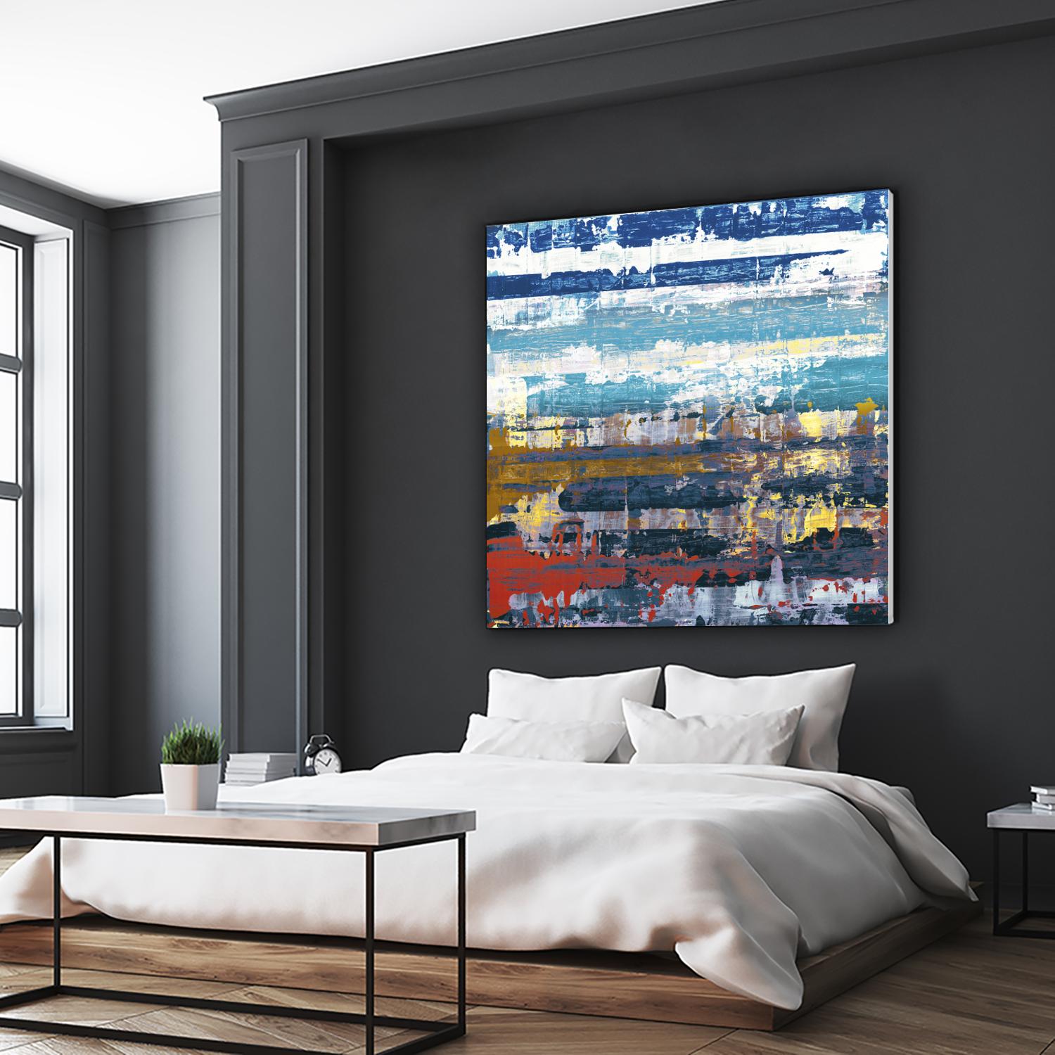 Hold of Time by Edward Selkirk on GIANT ART - red abstract