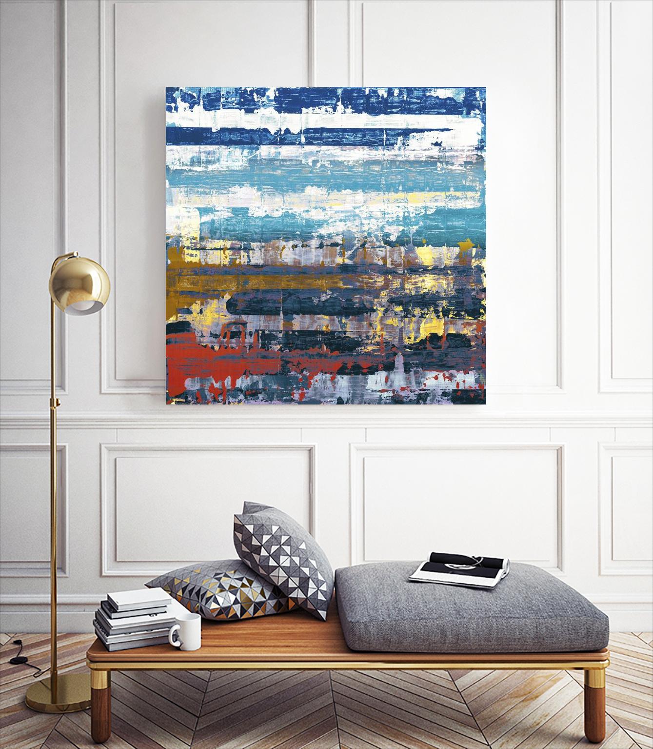 Hold of Time by Edward Selkirk on GIANT ART - red abstract