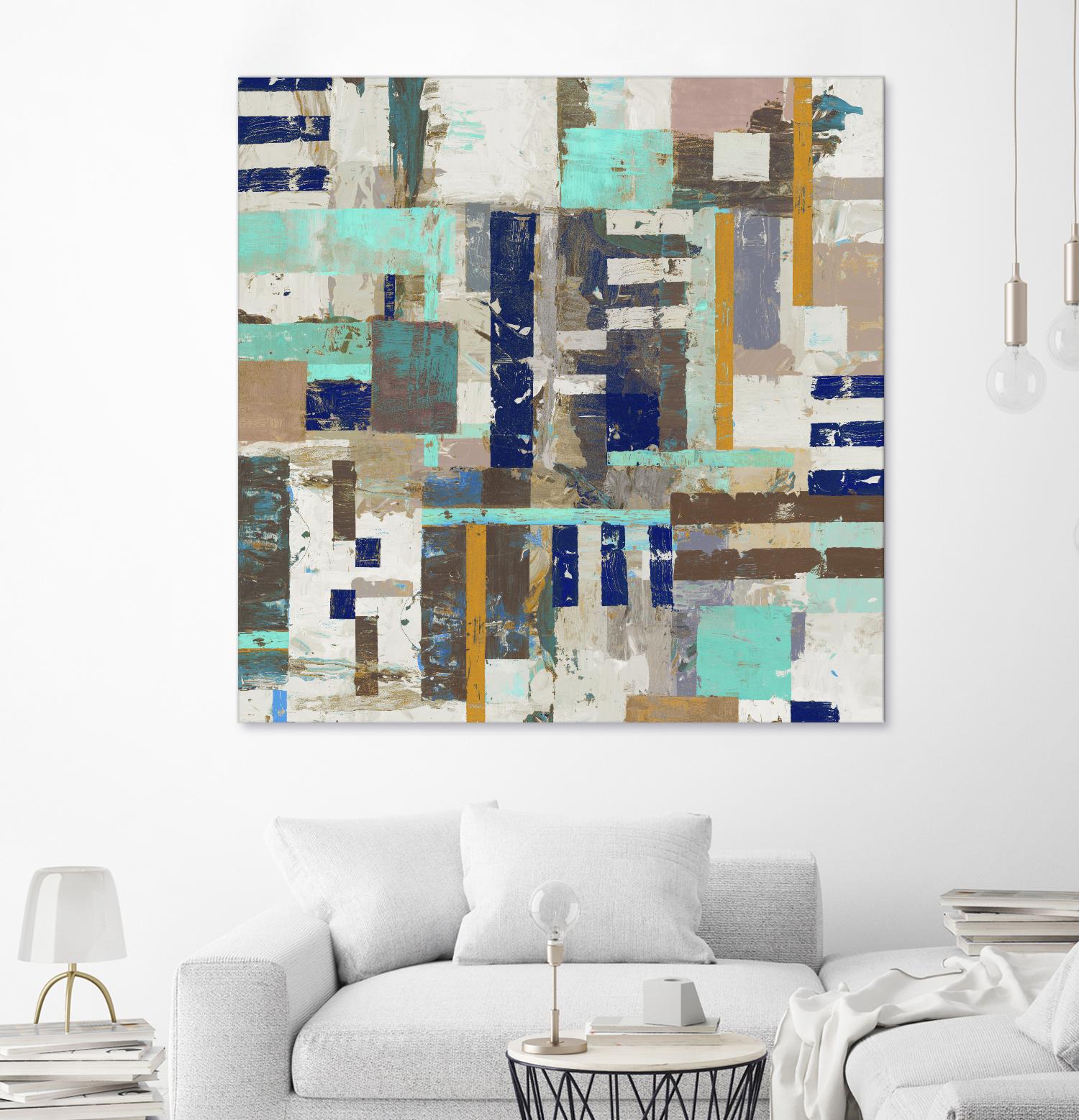 Acres I by Edward Selkirk on GIANT ART - blue abstract