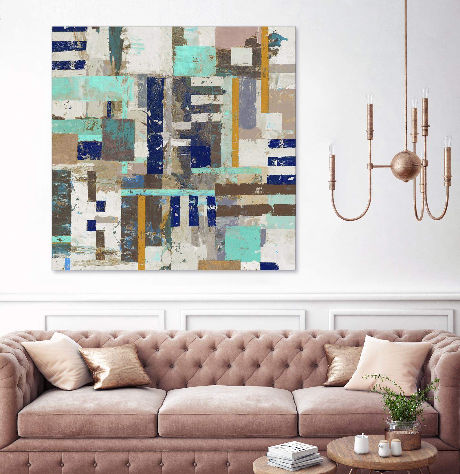 Acres I by Edward Selkirk on GIANT ART - blue abstract