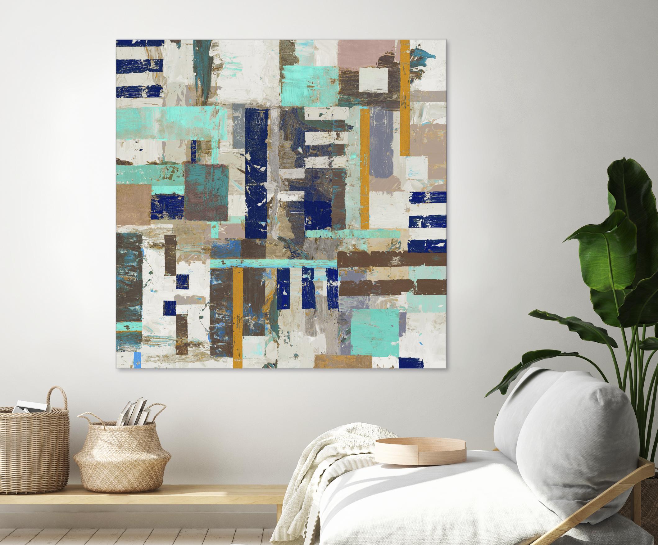 Acres I by Edward Selkirk on GIANT ART - blue abstract