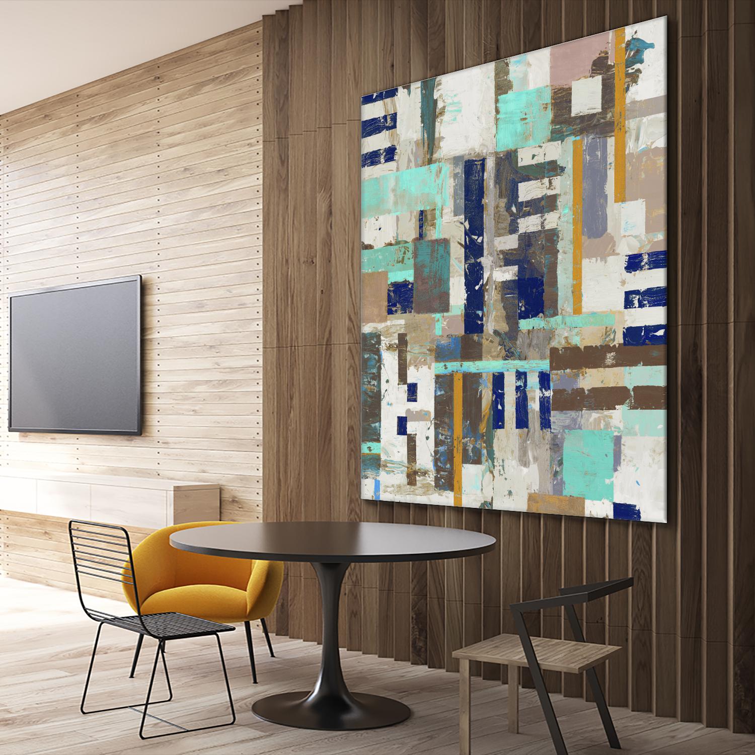 Acres I by Edward Selkirk on GIANT ART - blue abstract