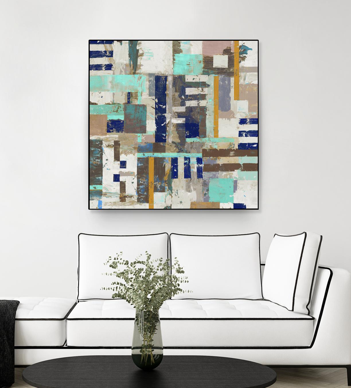 Acres I by Edward Selkirk on GIANT ART - blue abstract