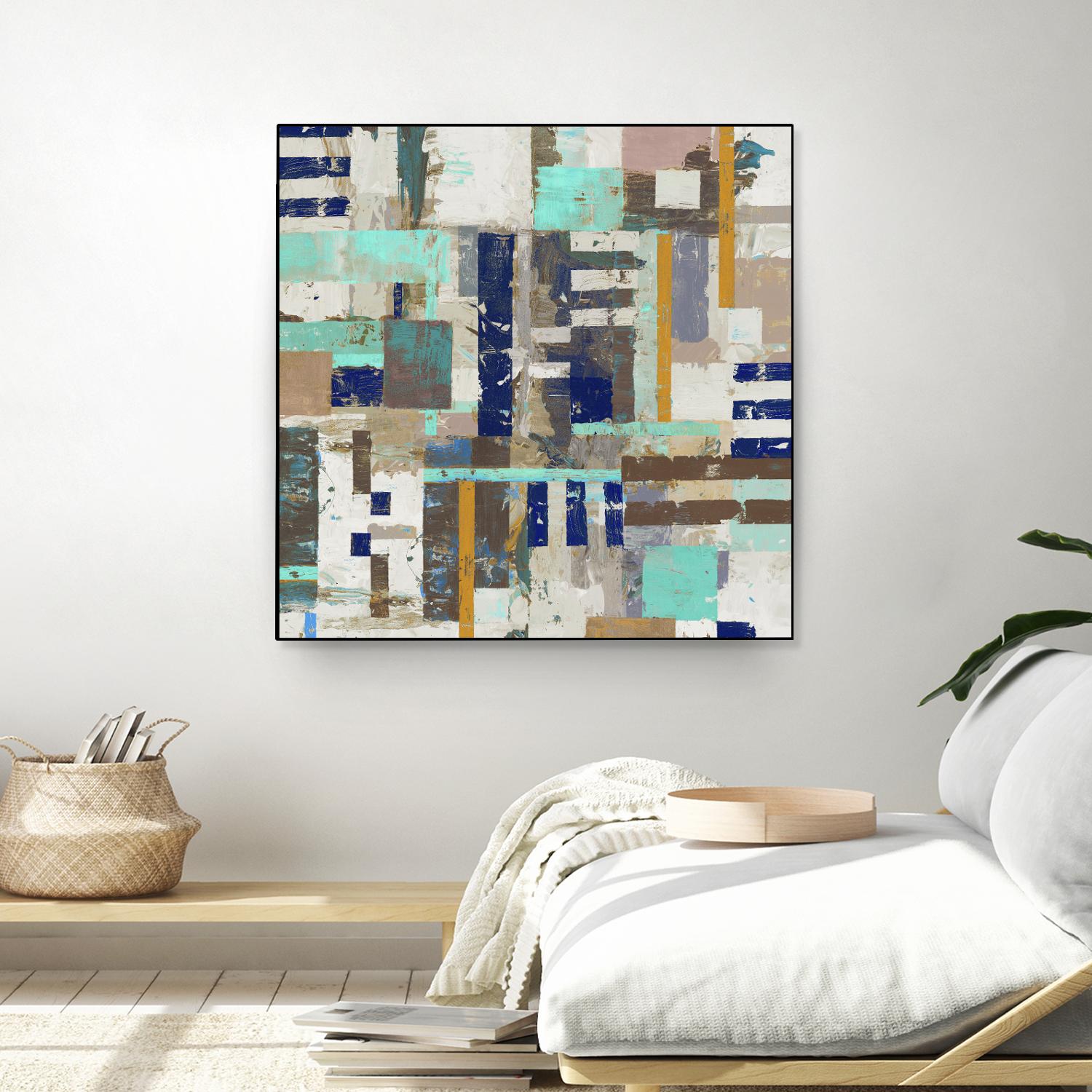 Acres I by Edward Selkirk on GIANT ART - blue abstract
