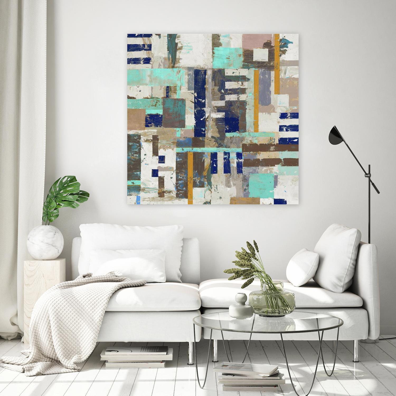 Acres I by Edward Selkirk on GIANT ART - blue abstract