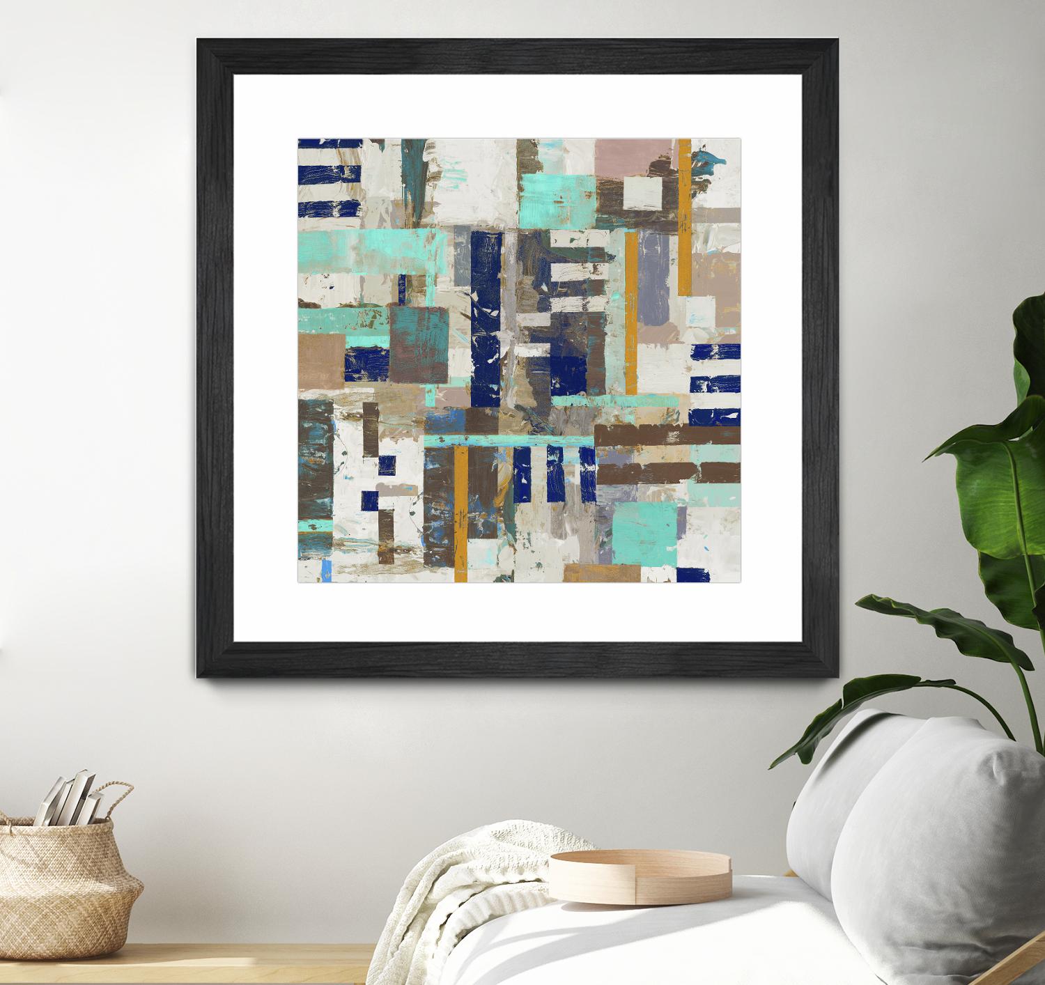 Acres I by Edward Selkirk on GIANT ART - blue abstract