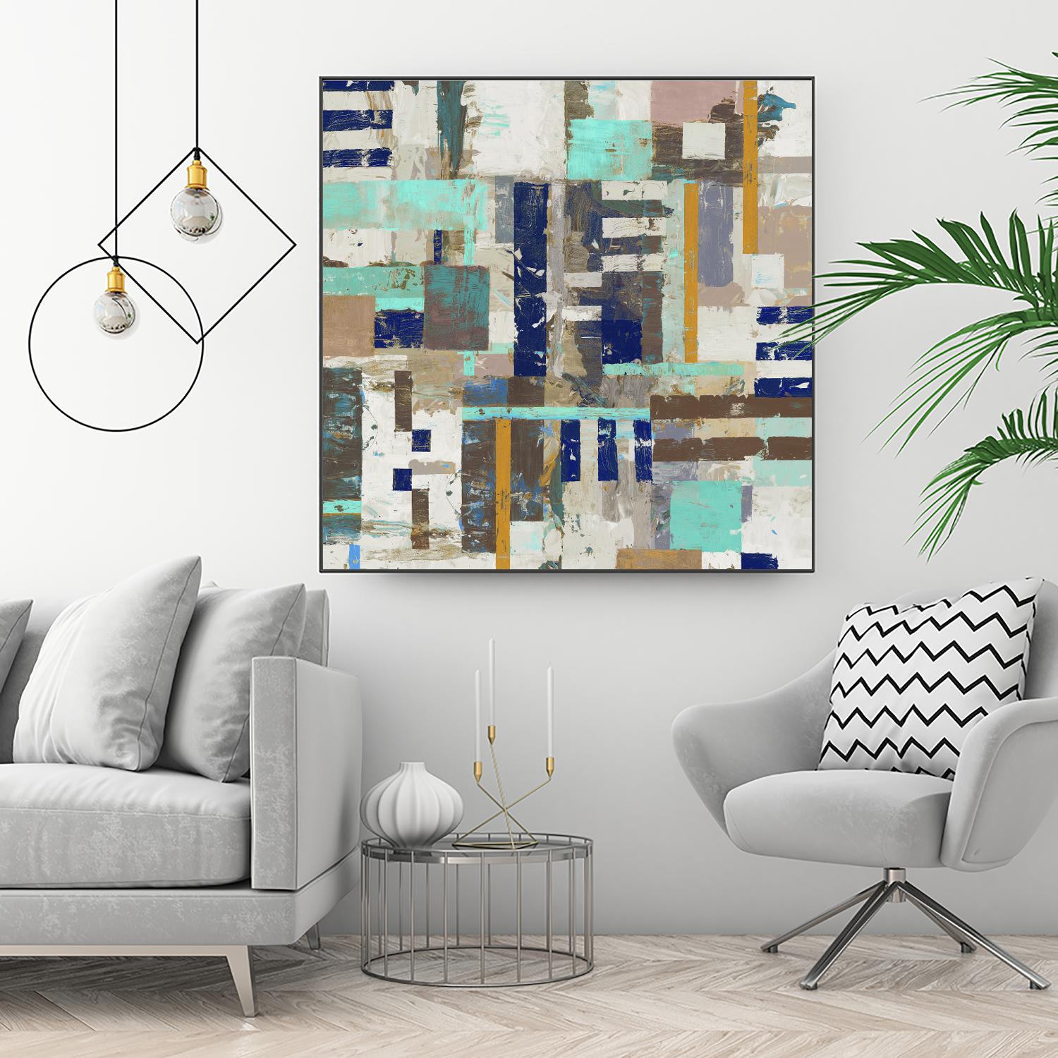 Acres I by Edward Selkirk on GIANT ART - blue abstract