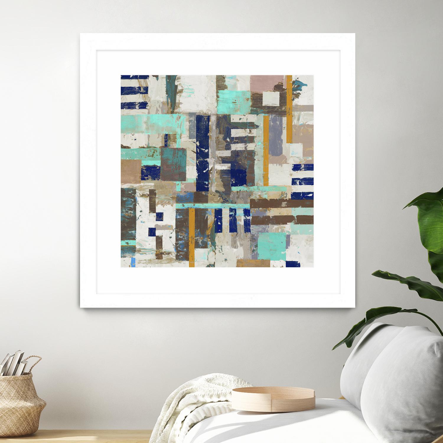 Acres I by Edward Selkirk on GIANT ART - blue abstract