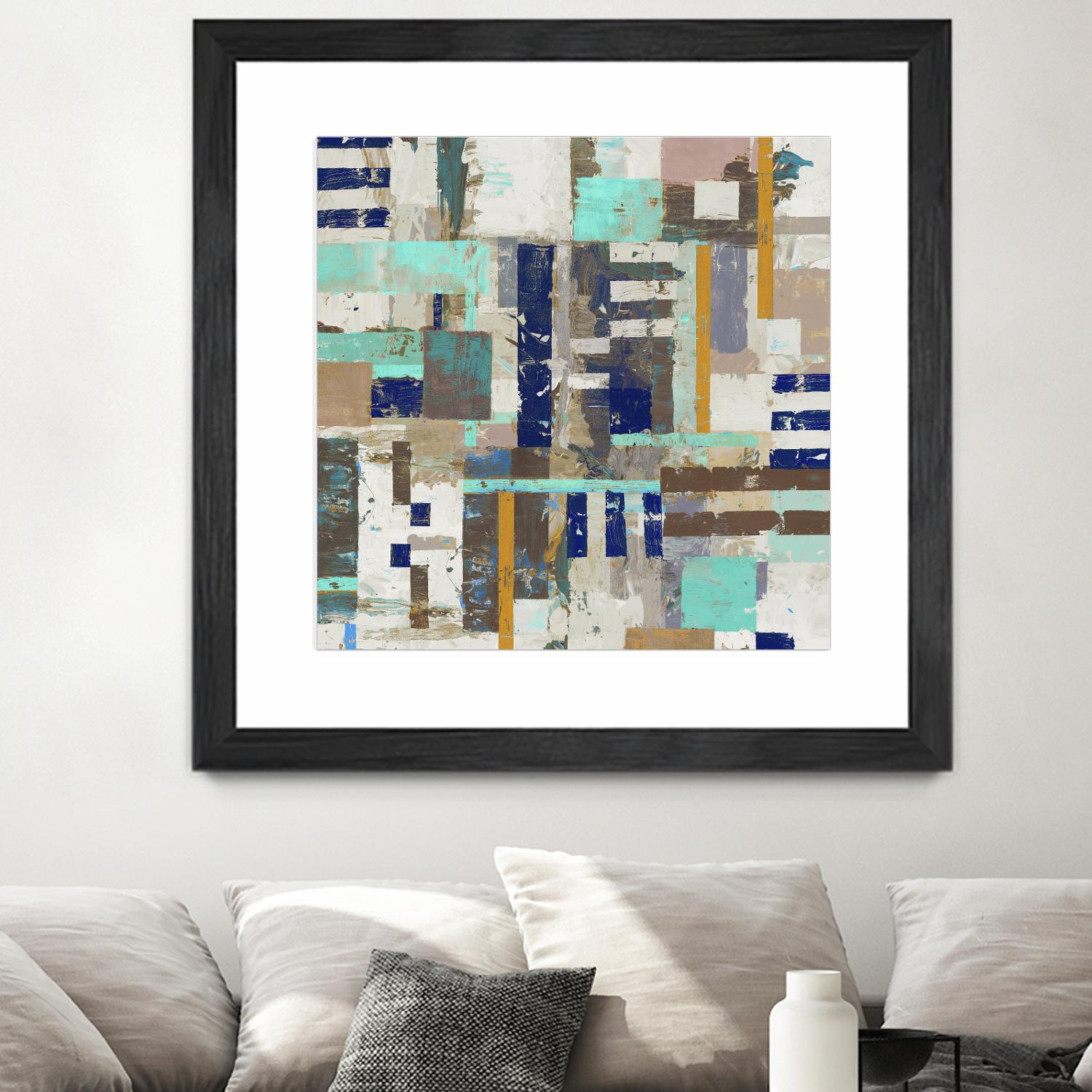 Acres I by Edward Selkirk on GIANT ART - blue abstract