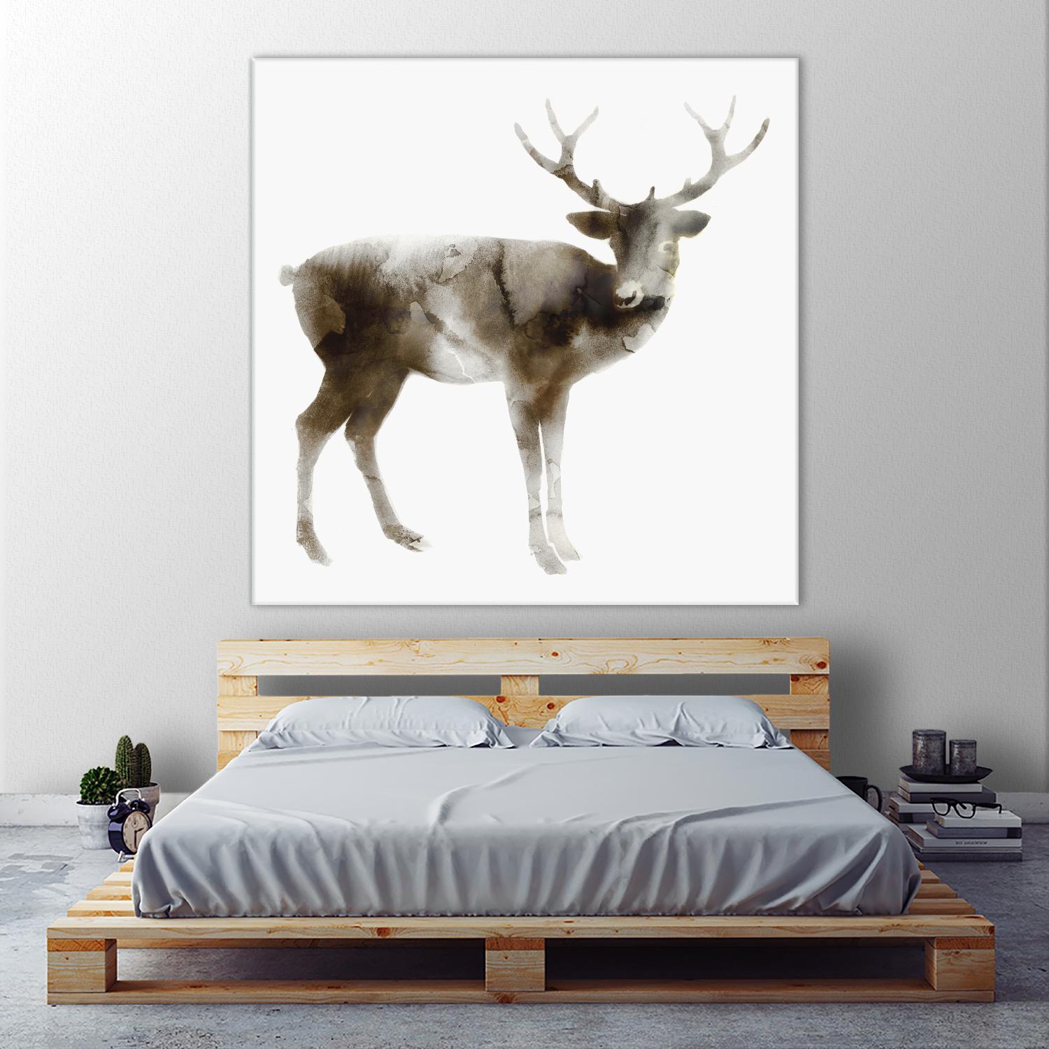 Stag by Edward Selkirk on GIANT ART - brown animals