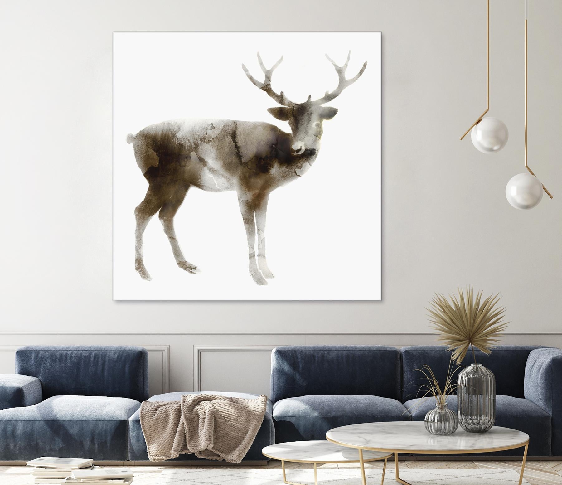 Stag by Edward Selkirk on GIANT ART - brown animals