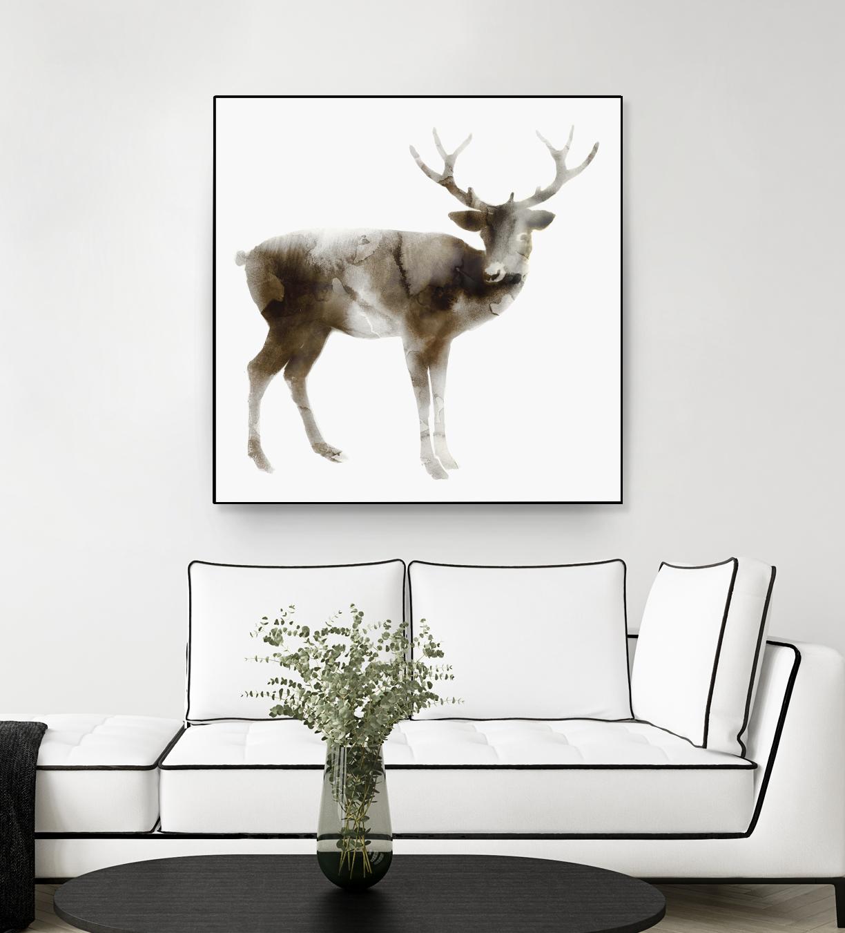 Stag by Edward Selkirk on GIANT ART - brown animals
