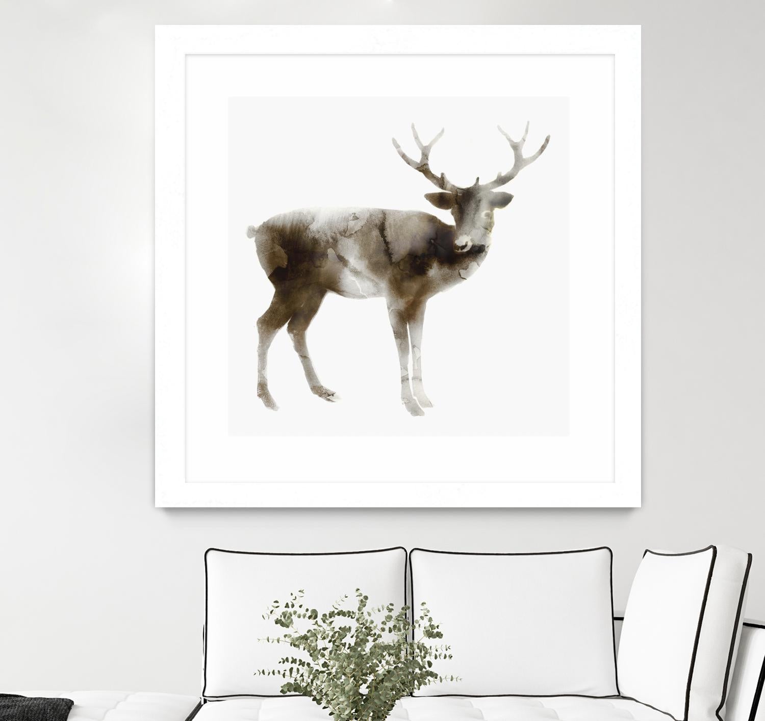 Stag by Edward Selkirk on GIANT ART - brown animals