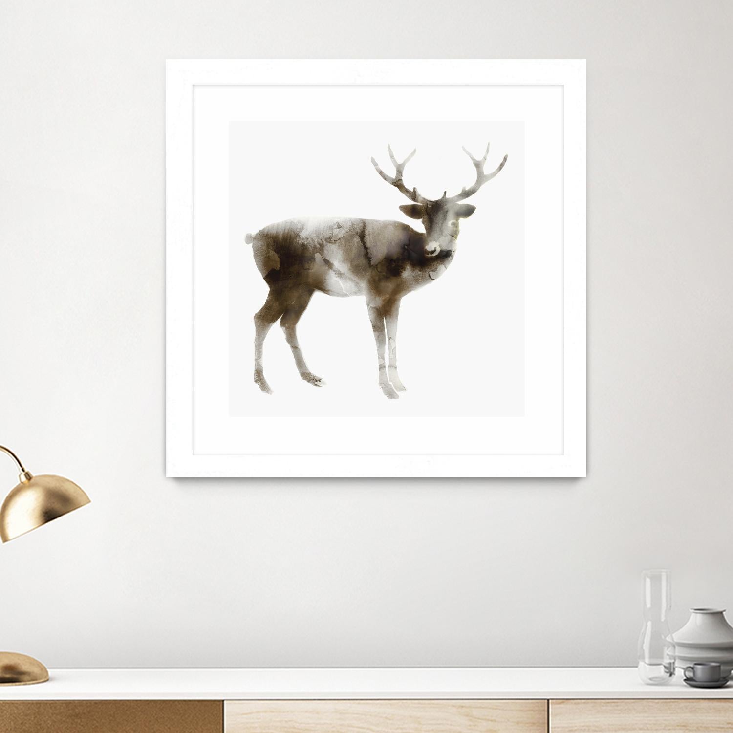 Stag by Edward Selkirk on GIANT ART - brown animals