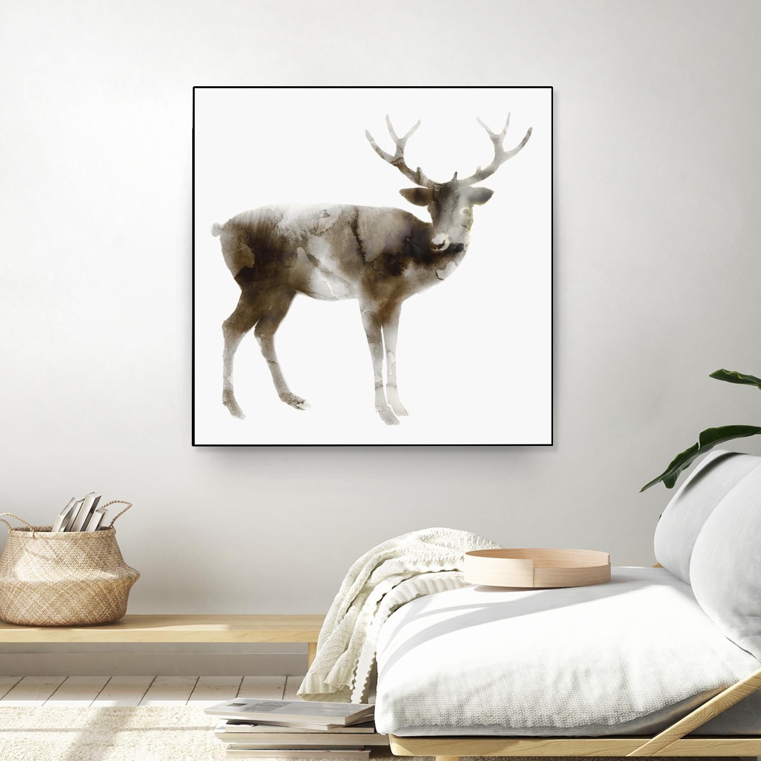 Stag by Edward Selkirk on GIANT ART - brown animals