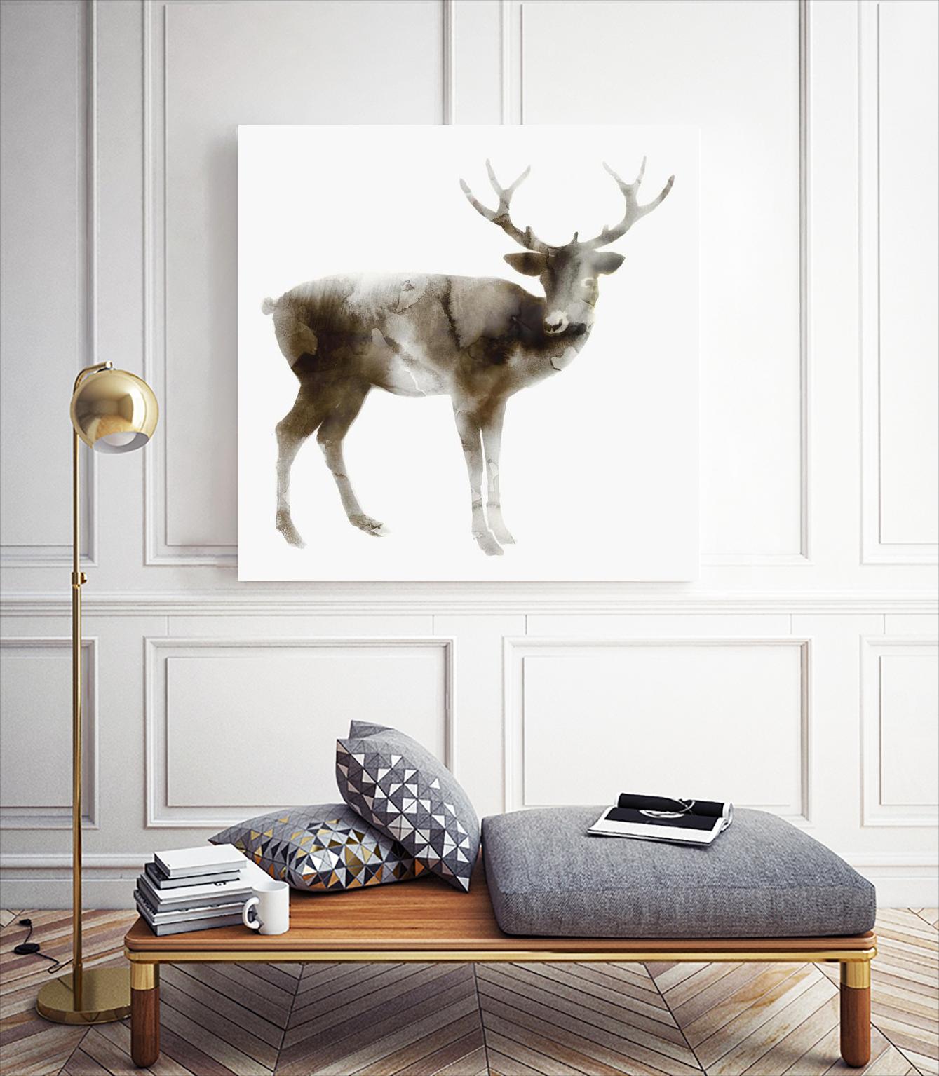 Stag by Edward Selkirk on GIANT ART - brown animals