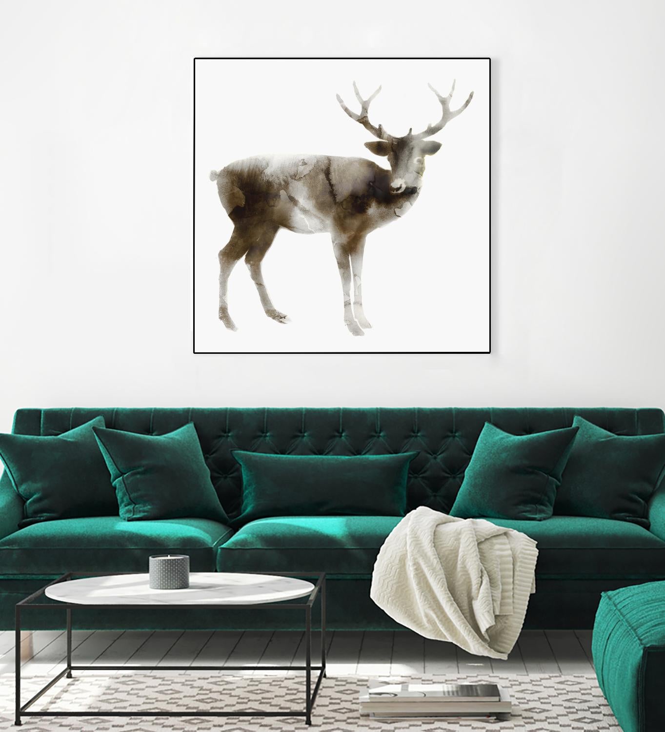 Stag by Edward Selkirk on GIANT ART - brown animals
