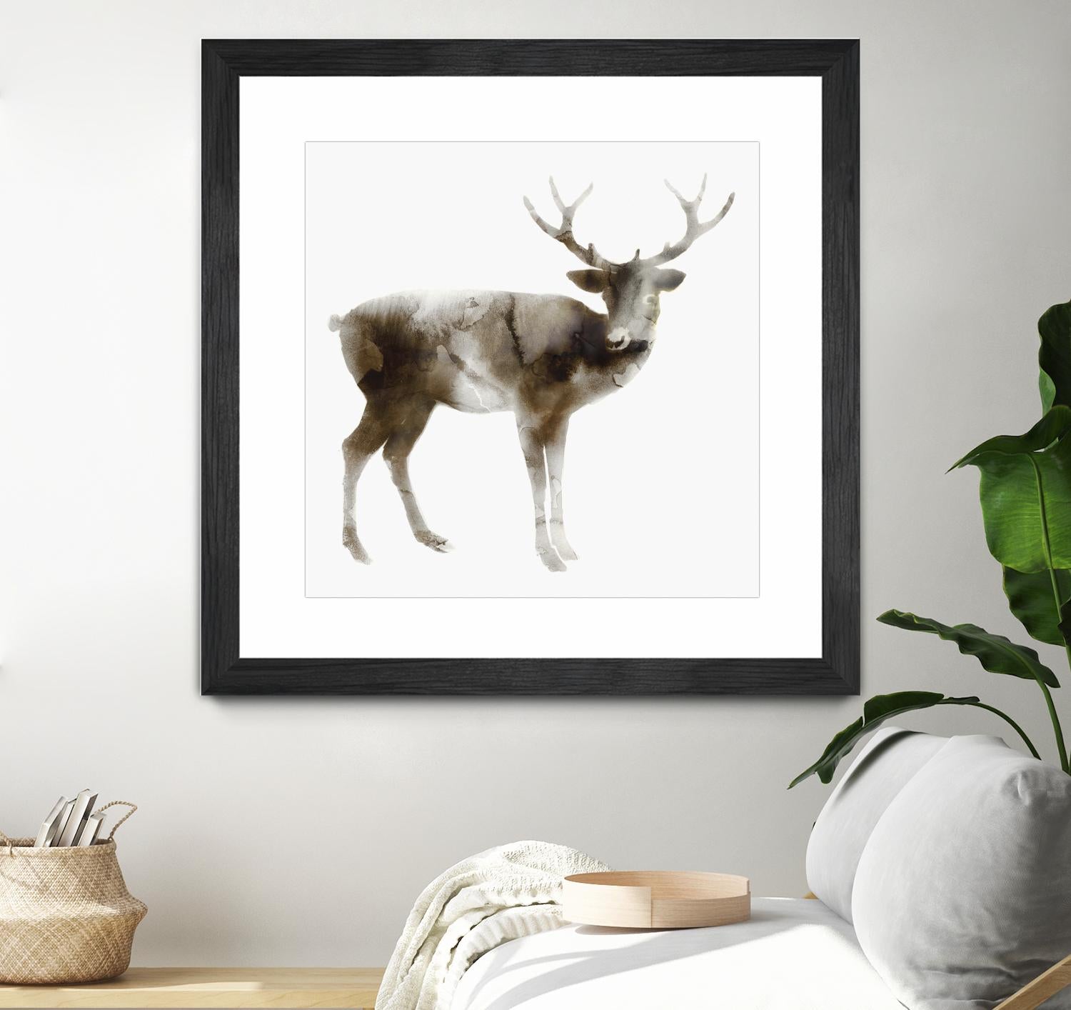 Stag by Edward Selkirk on GIANT ART - brown animals
