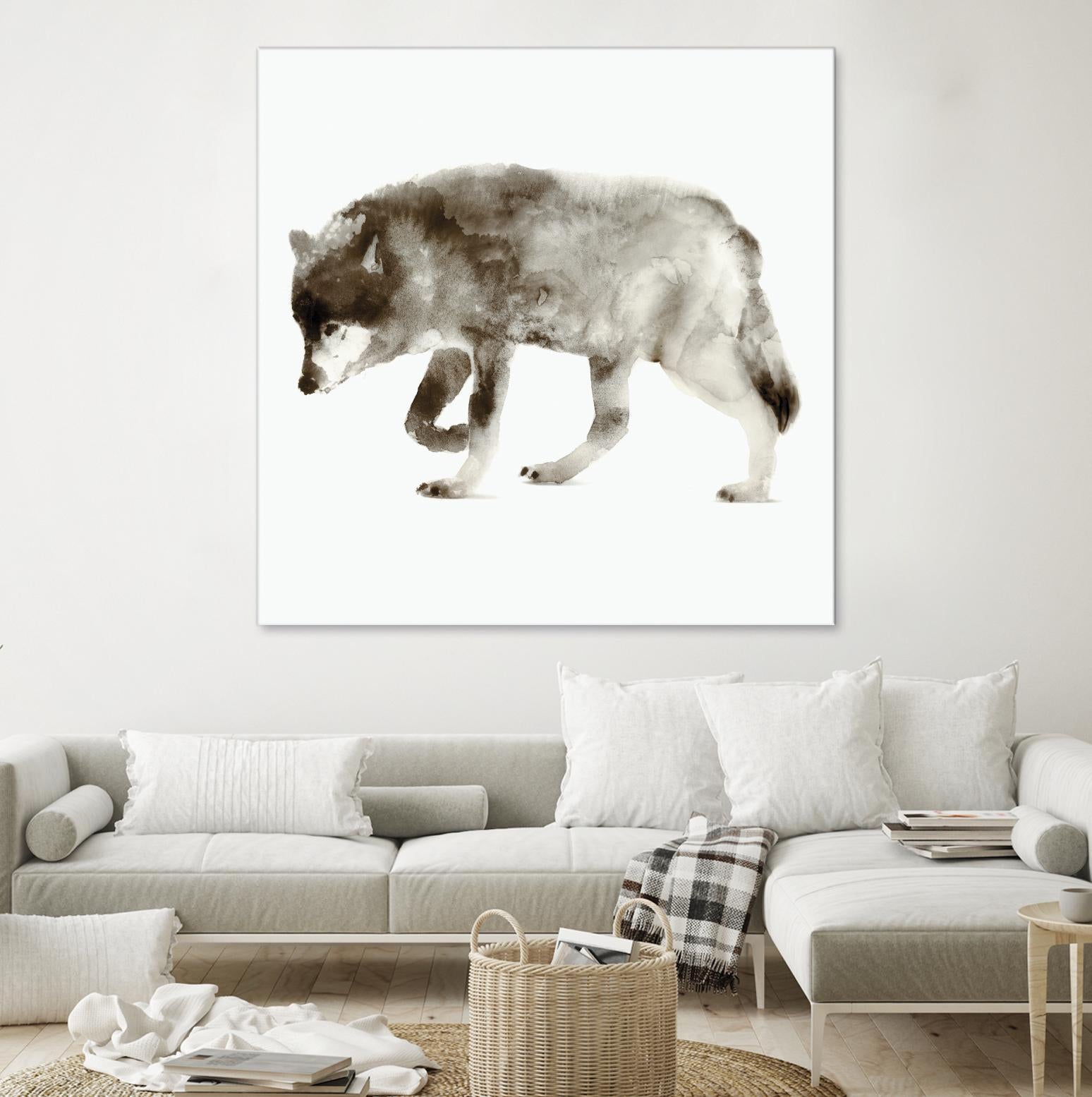 Wolf by Edward Selkirk on GIANT ART - brown animals