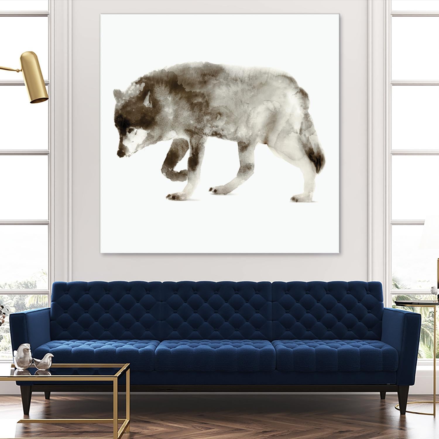 Wolf by Edward Selkirk on GIANT ART - brown animals