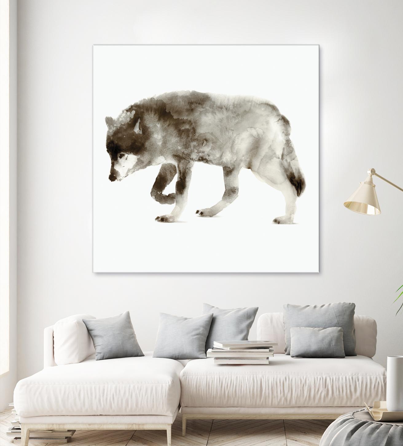 Wolf by Edward Selkirk on GIANT ART - brown animals
