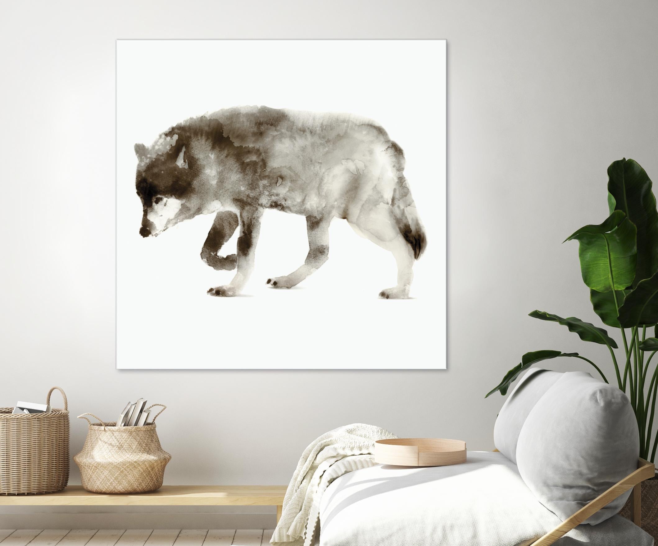 Wolf by Edward Selkirk on GIANT ART - brown animals