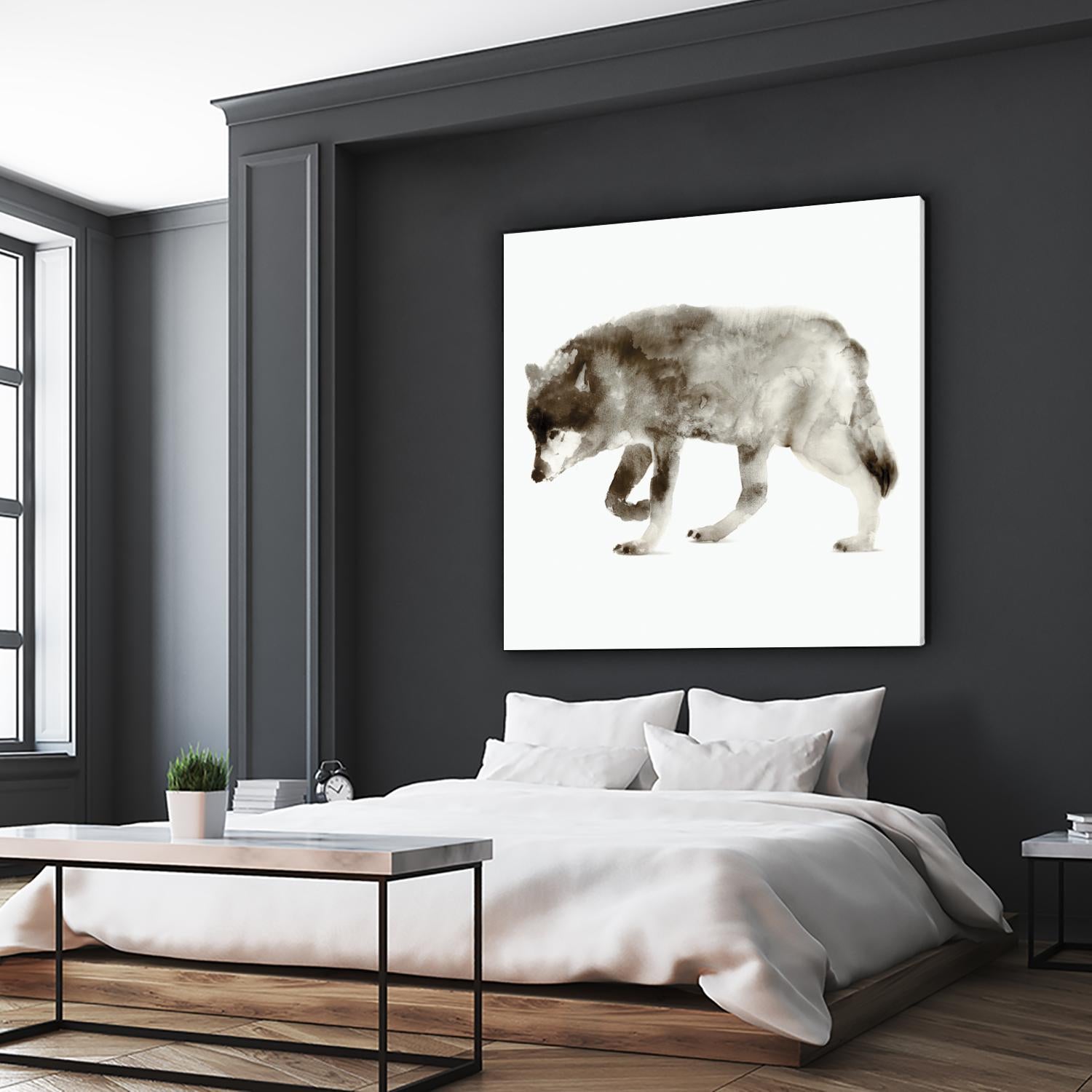 Wolf by Edward Selkirk on GIANT ART - brown animals