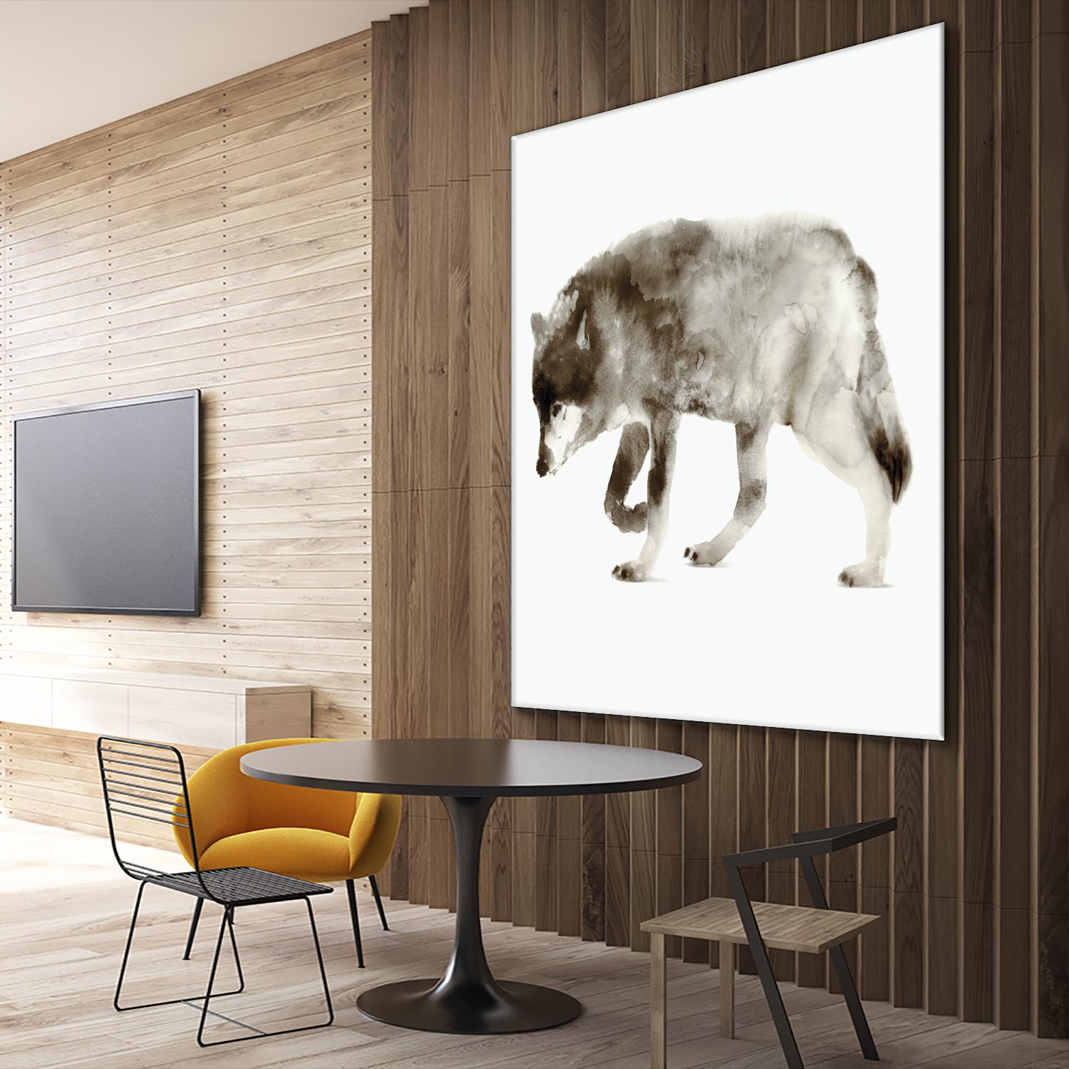 Wolf by Edward Selkirk on GIANT ART - brown animals