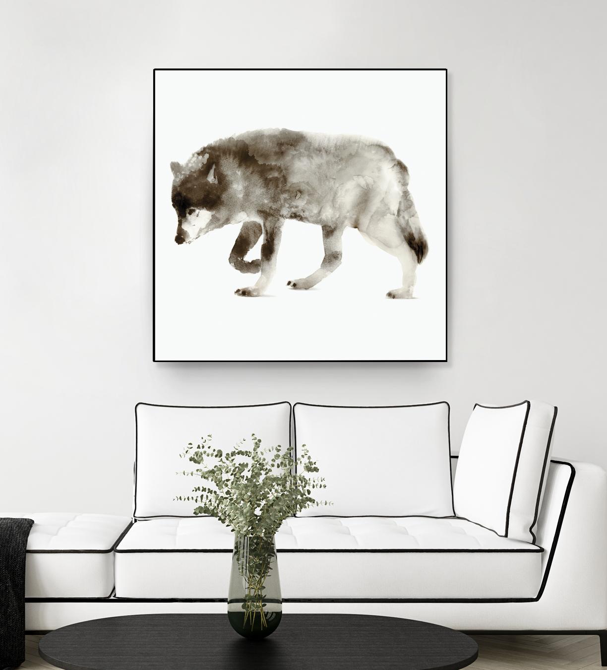 Wolf by Edward Selkirk on GIANT ART - brown animals