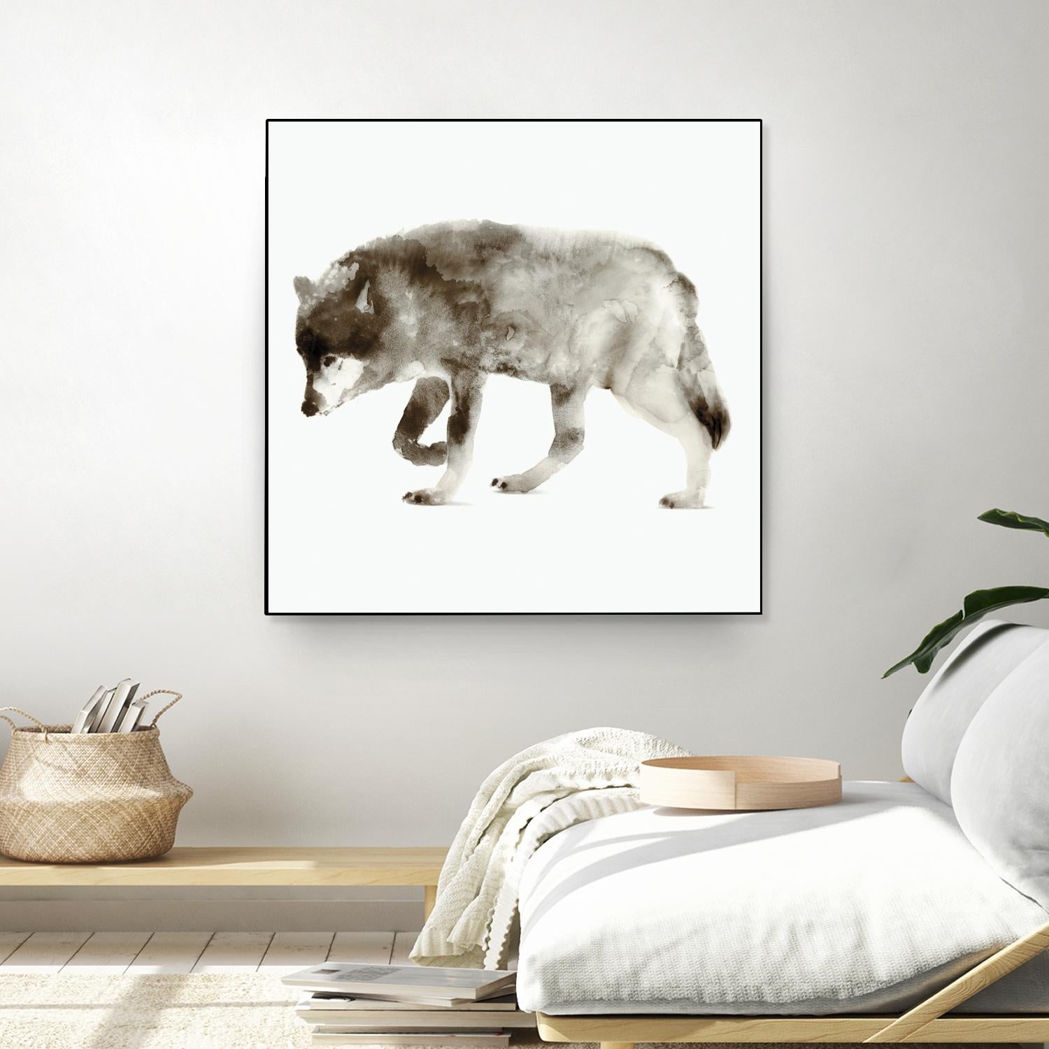 Wolf by Edward Selkirk on GIANT ART - brown animals