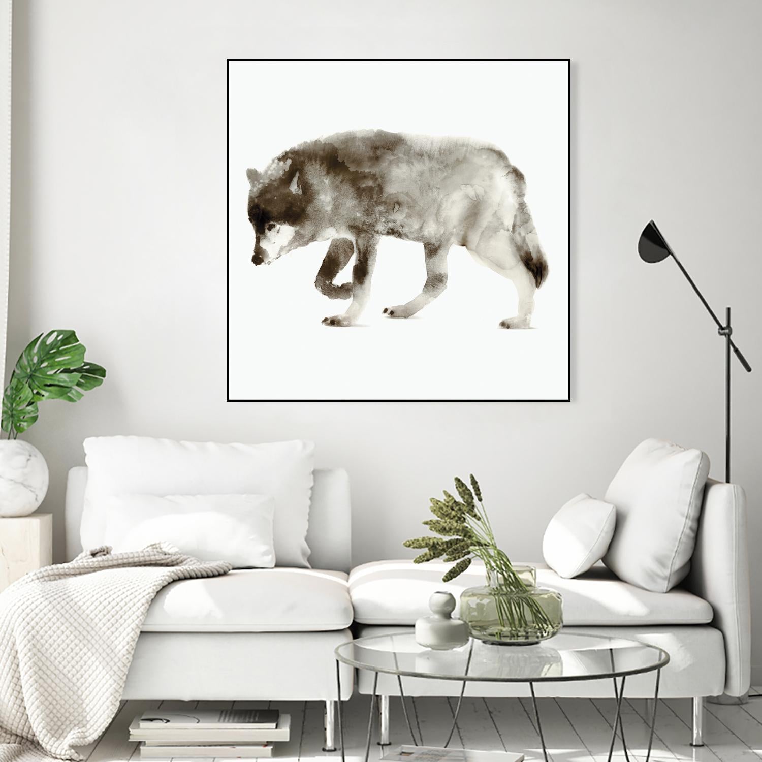 Wolf by Edward Selkirk on GIANT ART - brown animals