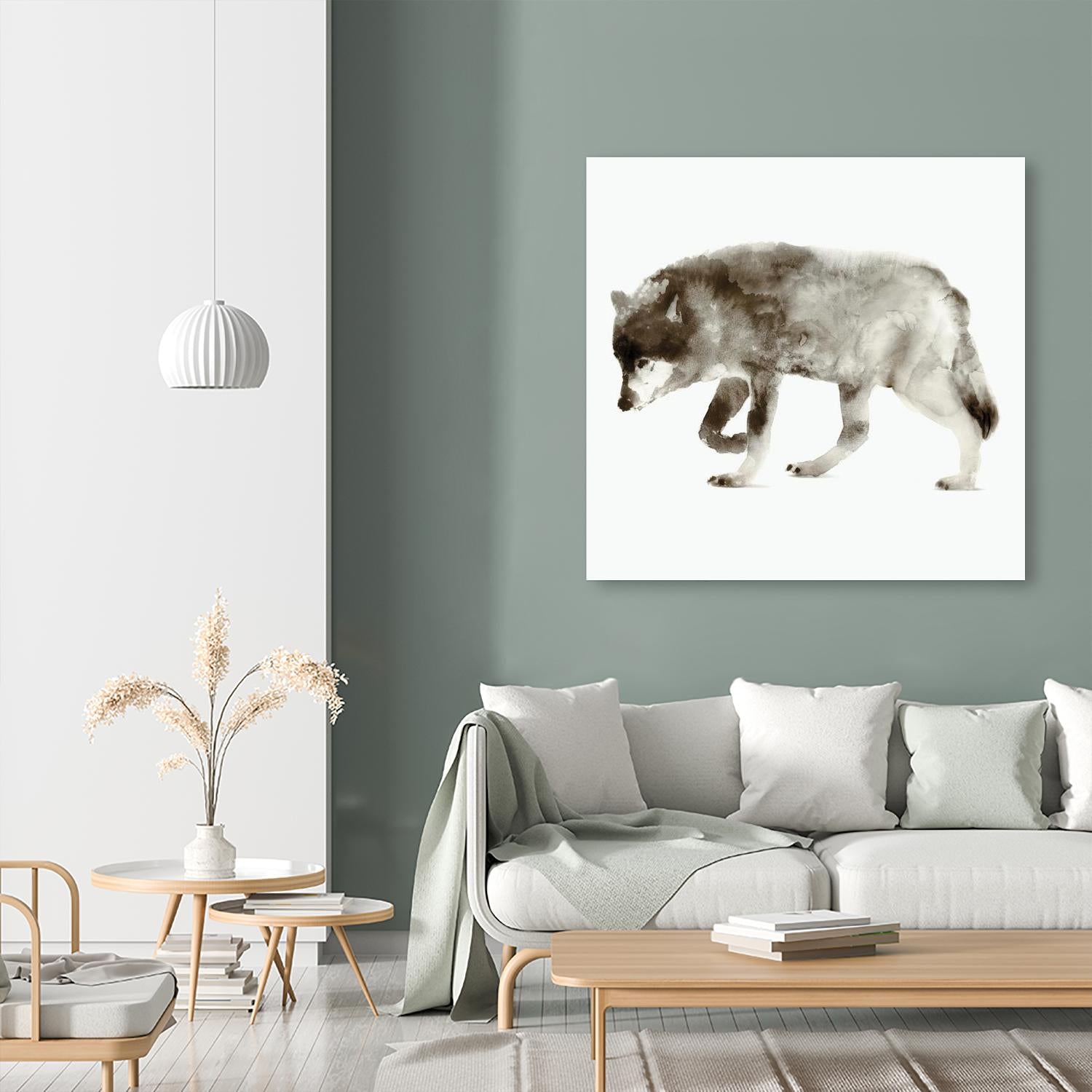 Wolf by Edward Selkirk on GIANT ART - brown animals