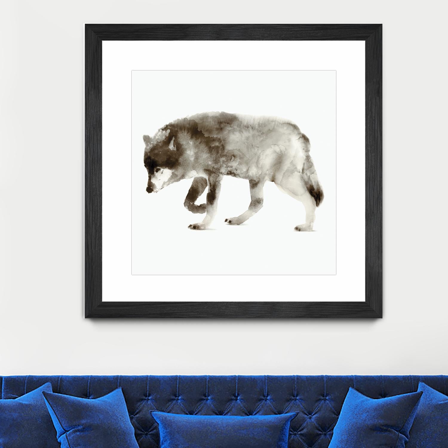 Wolf by Edward Selkirk on GIANT ART - brown animals