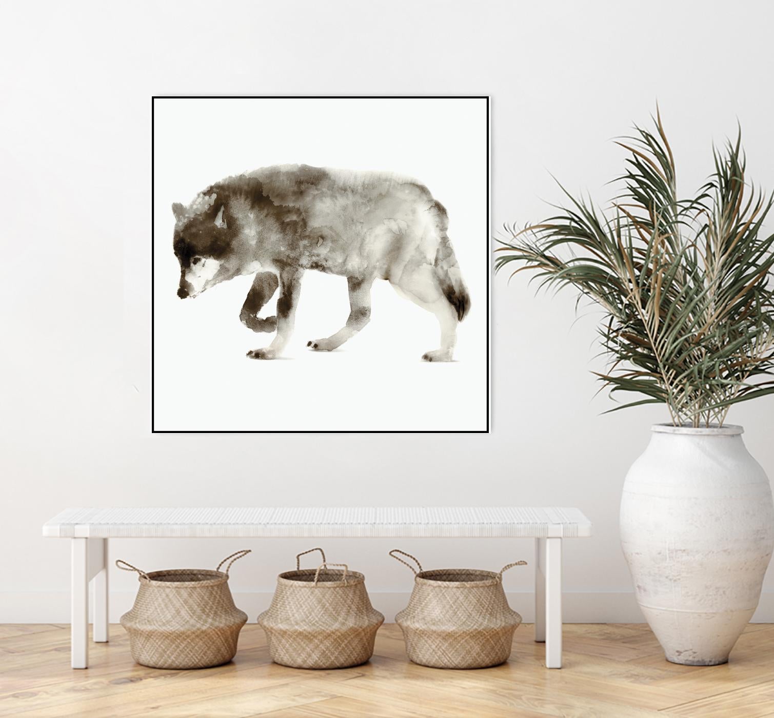 Wolf by Edward Selkirk on GIANT ART - brown animals