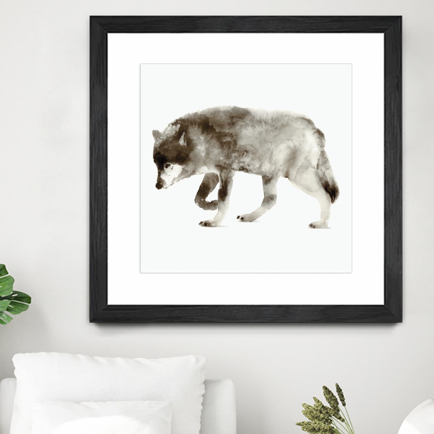 Wolf by Edward Selkirk on GIANT ART - brown animals