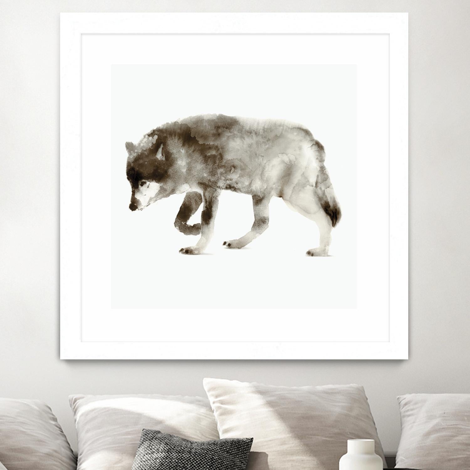 Wolf by Edward Selkirk on GIANT ART - brown animals