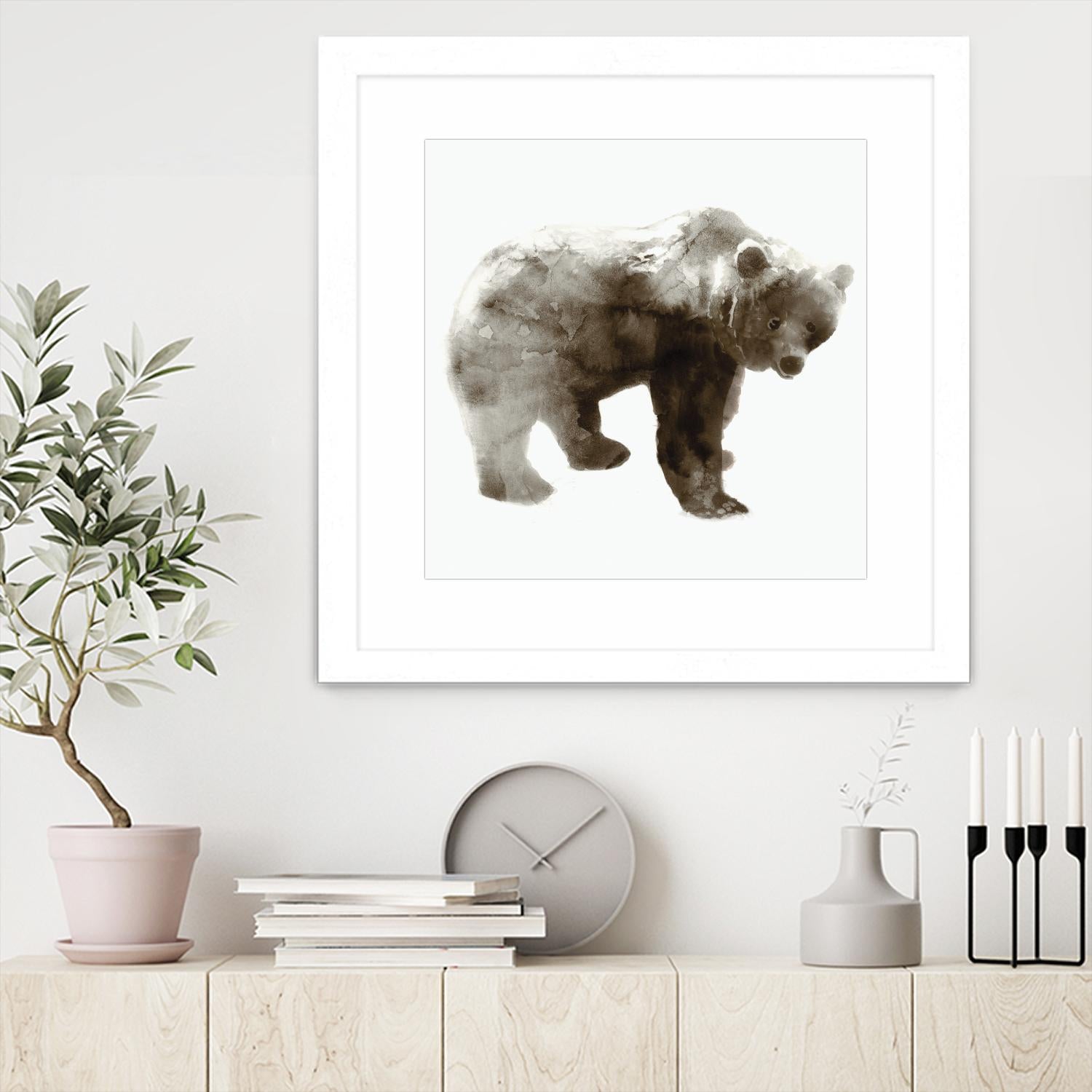 Bear by Edward Selkirk on GIANT ART - brown animals