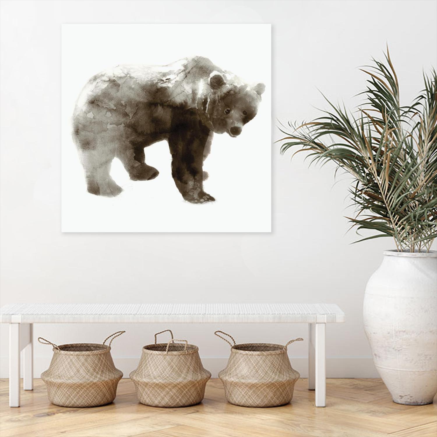 Bear by Edward Selkirk on GIANT ART - brown animals