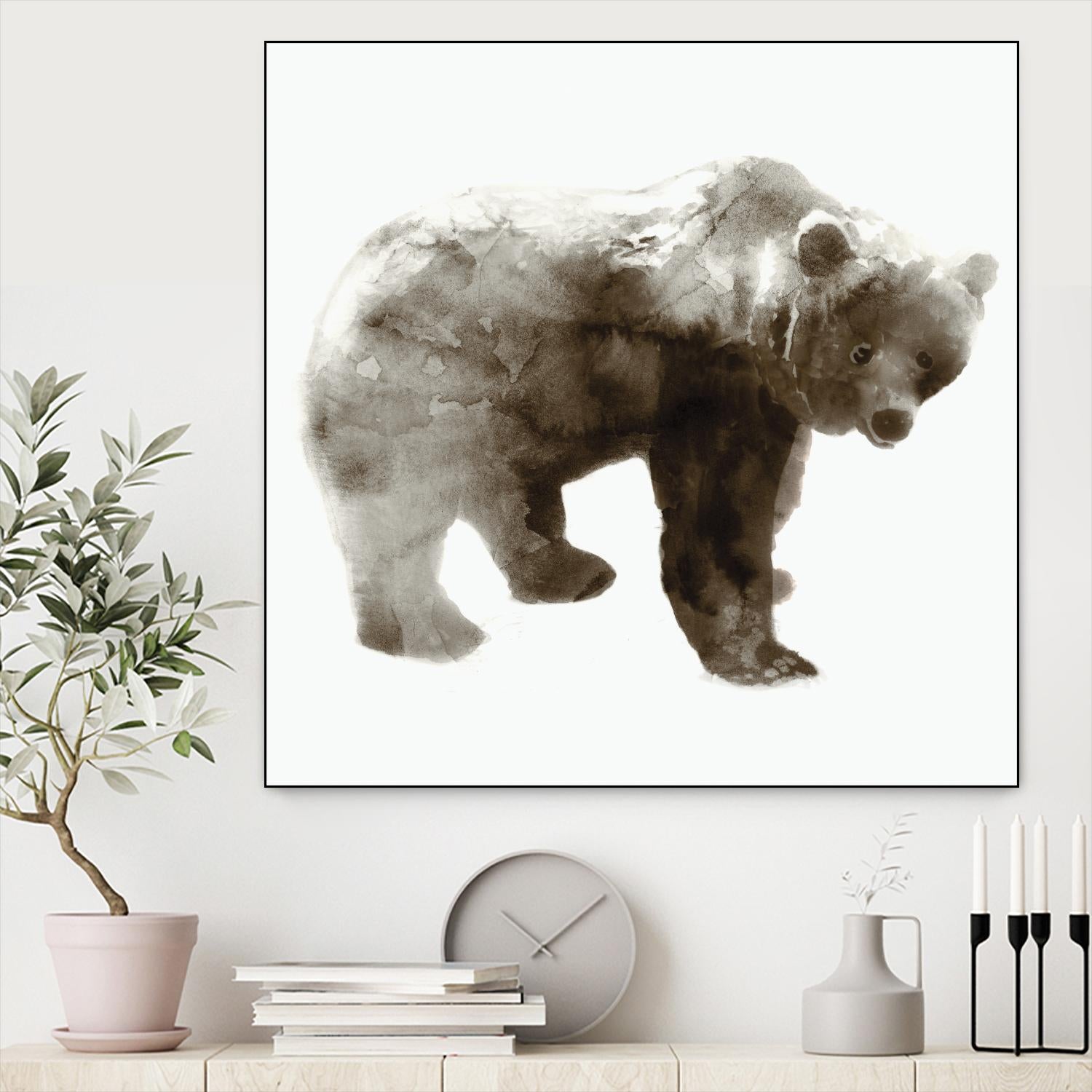Bear by Edward Selkirk on GIANT ART - brown animals